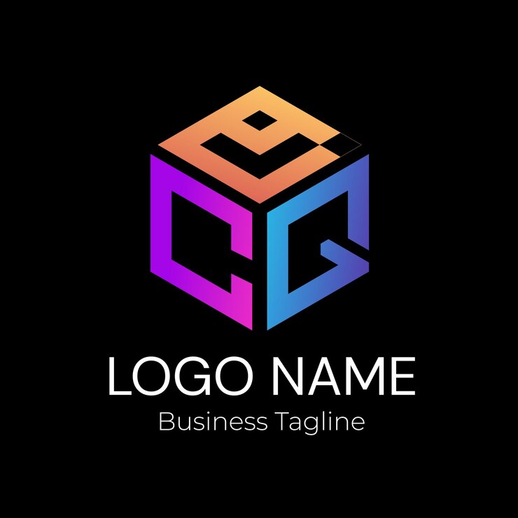 Vector logotipo de la marca empresarial de la empresa tecnológica