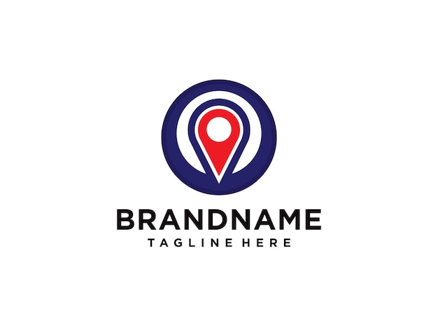 Logotipo de marca Icono de ubicación Logotipo de mapa para mapas Google Maps signo símbolo de posición de ruta y logotipo vectorial