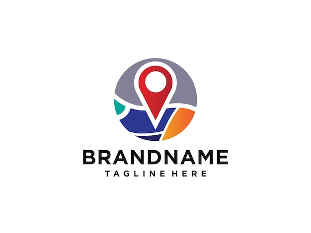 Logotipo de marca Icono de ubicación Logotipo de mapa para mapas Google Maps signo símbolo de posición de ruta y logotipo vectorial