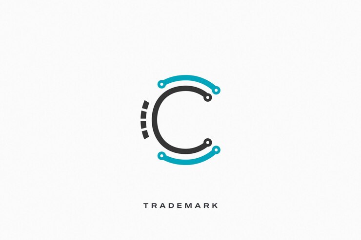 Vector logotipo de la marca con la letra c