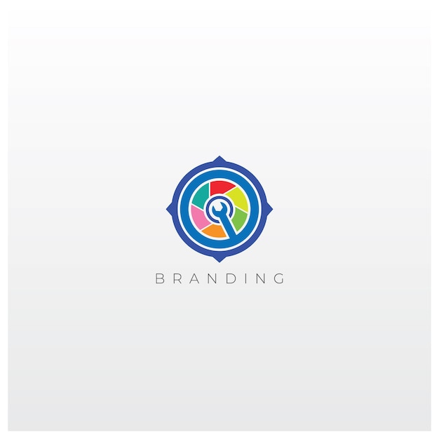 Un logotipo para una marca llamada branding de marca.