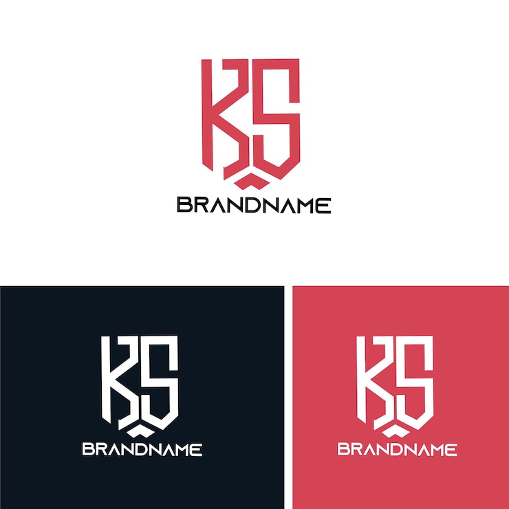 Vector logotipo para una marca llamada ks.