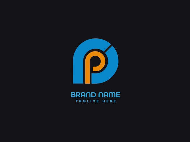 Un logotipo para una marca llamada 'nombre de marca' en él