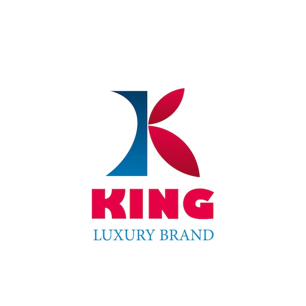 Logotipo de la marca de lujo king