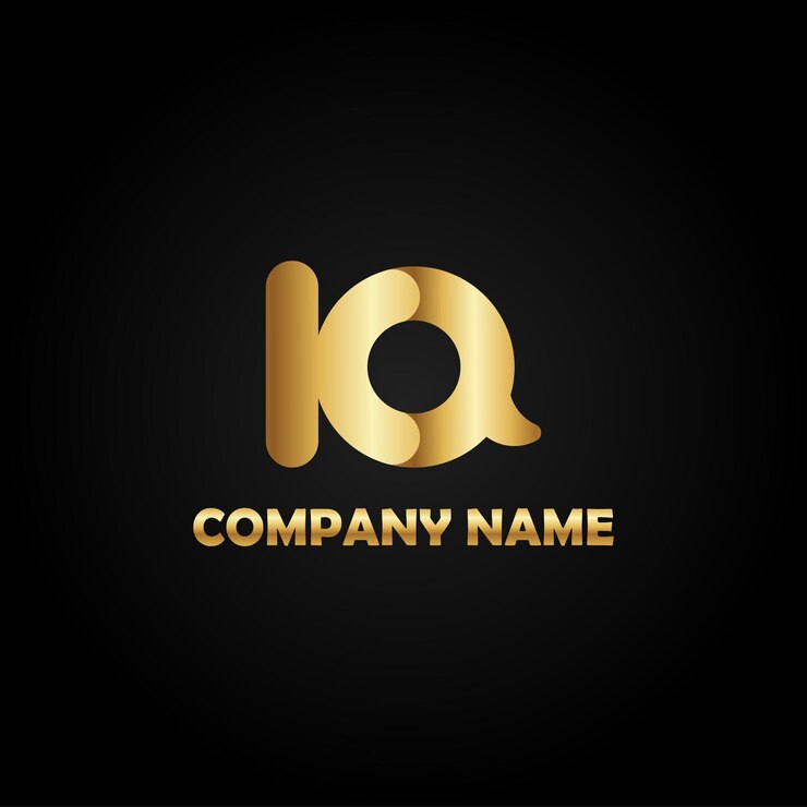 Vector logotipo de marca de lujo