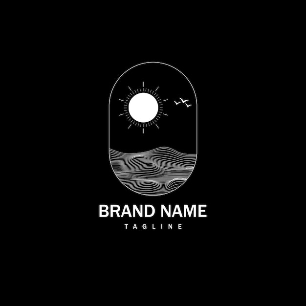 El logotipo de la marca mínima El logotipo animal El logotipo atemporal
