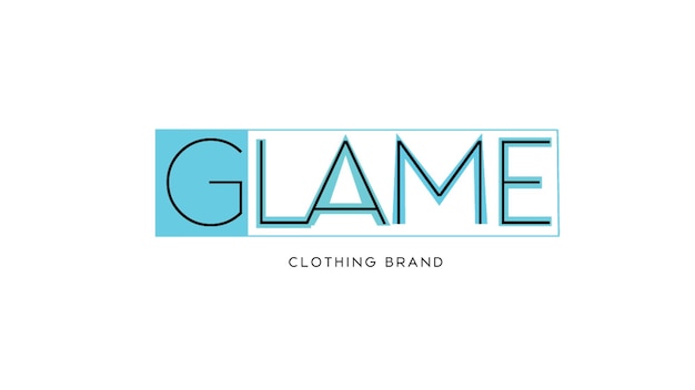 El logotipo de la marca de ropa GLAME