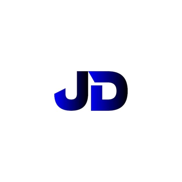 Vector el logotipo de la marca de ropa jd