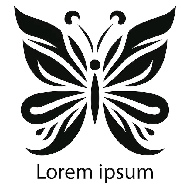 El logotipo de la mariposa negra