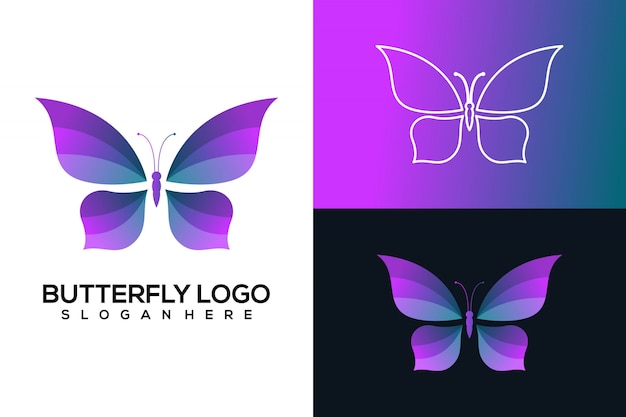 Logotipo mariposa