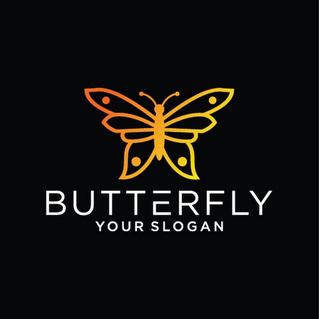 Logotipo de mariposa
