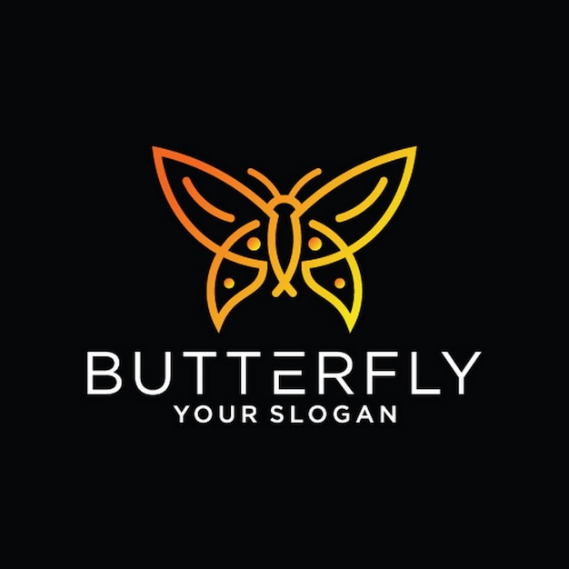 Logotipo de mariposa