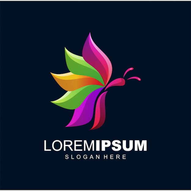 el logotipo de la mariposa