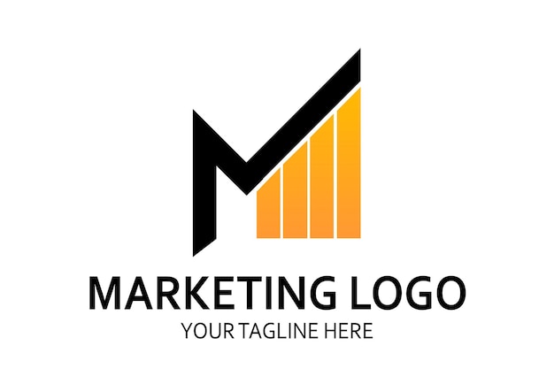 logotipo de marketing empresa rentable