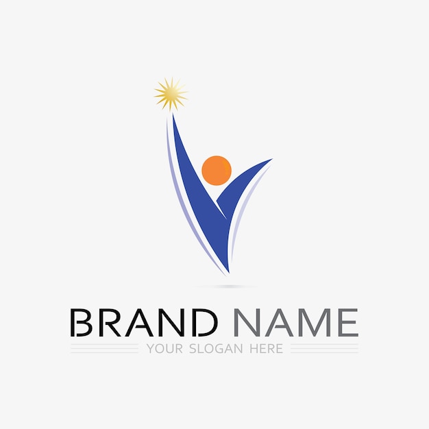 Logotipo de marketing y finanzas empresariales Diseño de ilustración vectorial