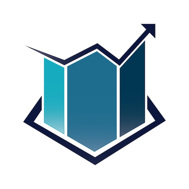 Logotipo de marketing y finanzas empresariales Diseño de ilustración vectorial