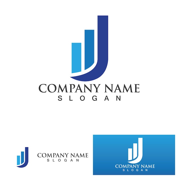 Logotipo de marketing y finanzas empresariales Diseño de ilustración vectorial