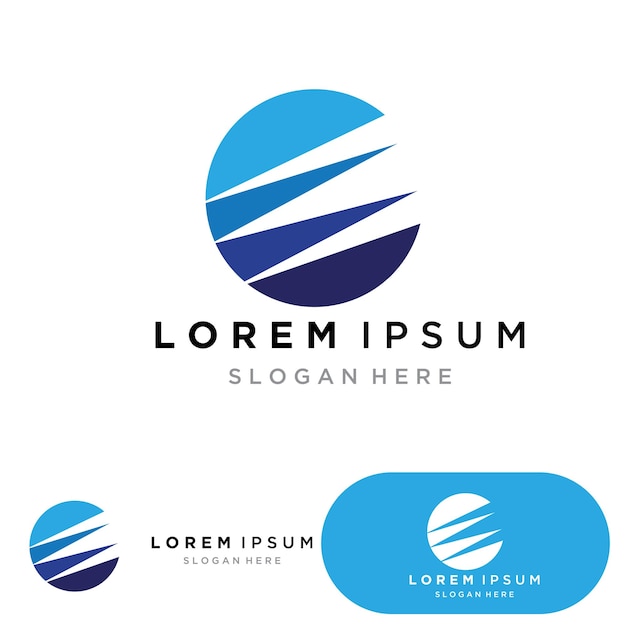 Logotipo de marketing y finanzas empresariales Diseño de ilustración vectorial
