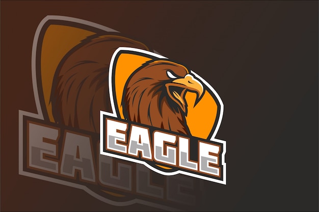 Logotipo de la mascota del águila e sport