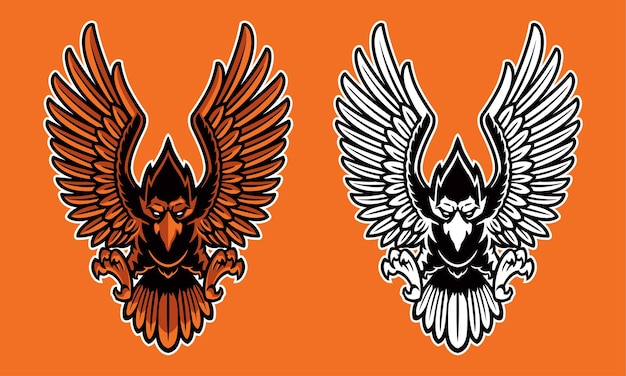 Logotipo de la mascota del águila