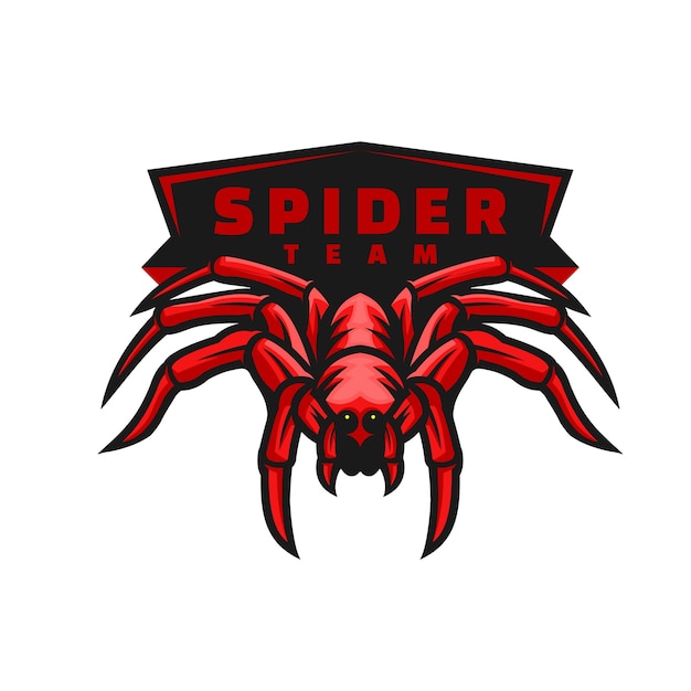 Logotipo de mascota araña