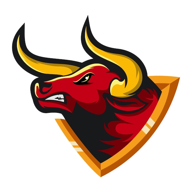 Logotipo de la mascota de Bull