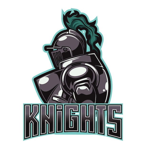 El logotipo de la mascota de los caballeros