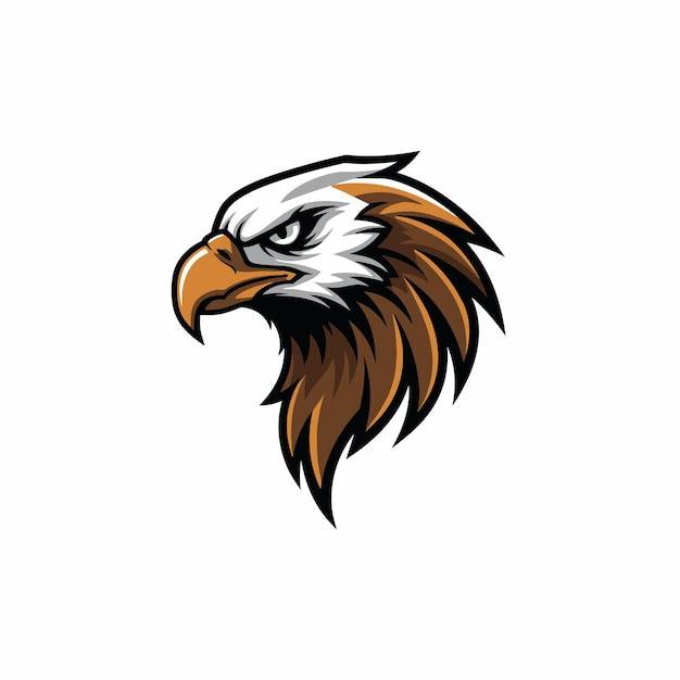 logotipo de la mascota de cabeza de águila