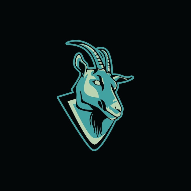 Logotipo de la mascota de cabra