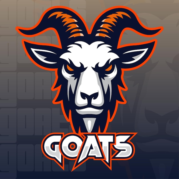 logotipo de la mascota de las cabras