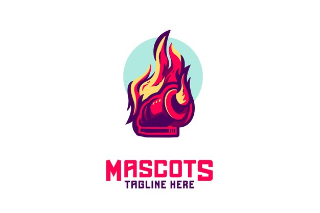 Logotipo de la mascota del cañón