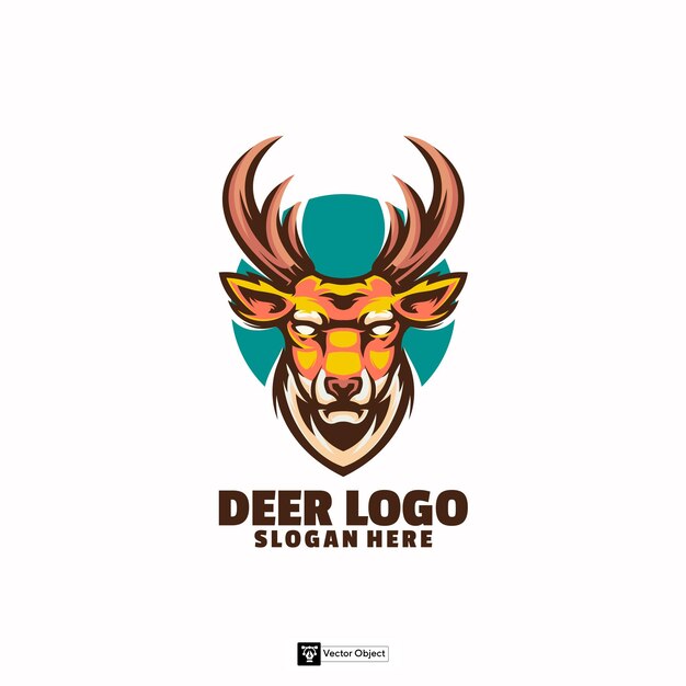 El logotipo de la mascota del ciervo
