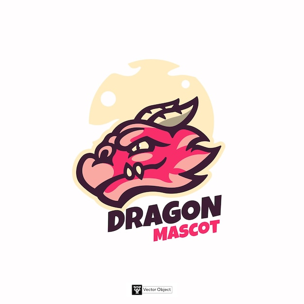 El logotipo de la mascota del dragón