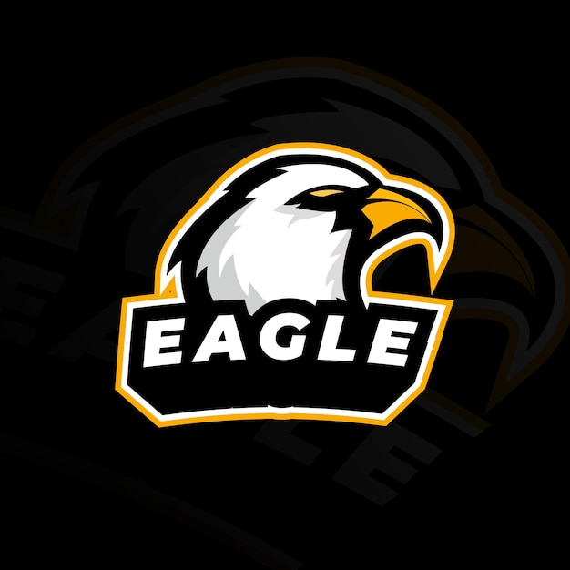 Vector logotipo de la mascota eagle