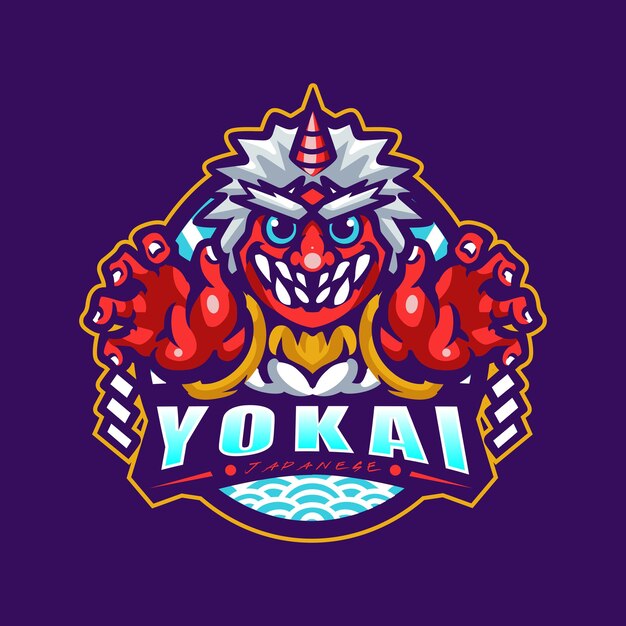 LOGOTIPO DE LA MASCOTA JAPONESA YOKAI