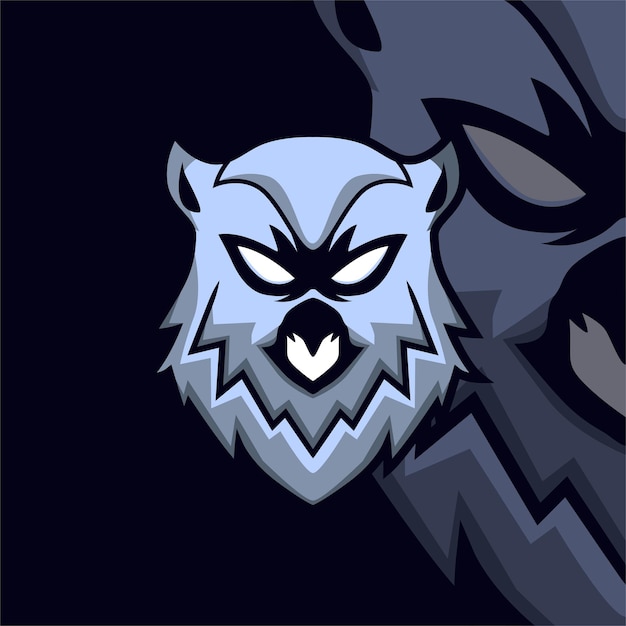 logotipo de la mascota del juego owl esport