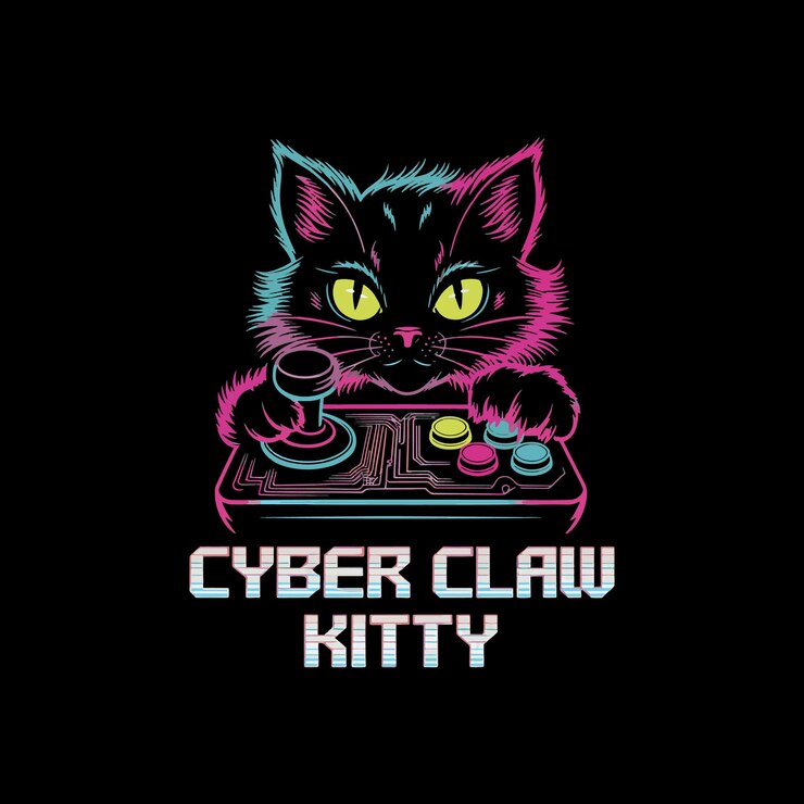 Vector logotipo de la mascota de juegos para el diseño de camisetas