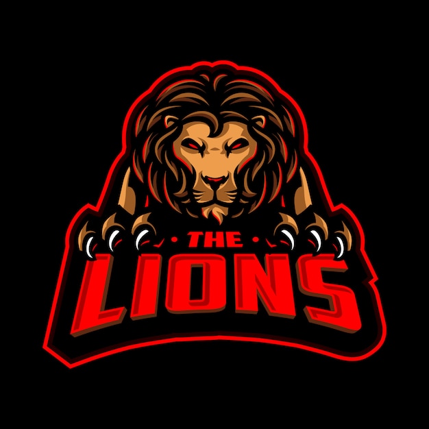Logotipo de la mascota del león