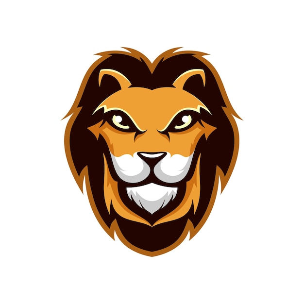 Vector logotipo de la mascota del león