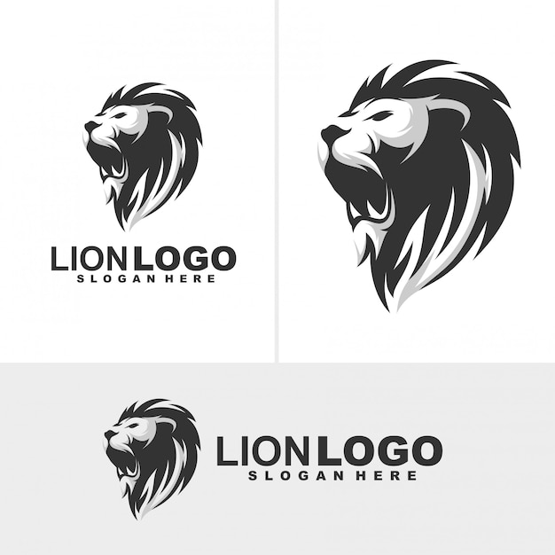 logotipo de la mascota del león