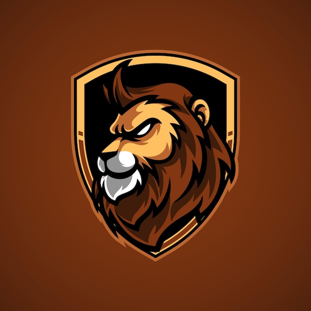 Logotipo de la mascota de lion e sport