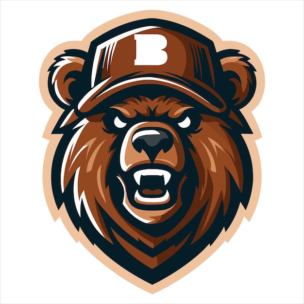 El logotipo de la mascota del oso