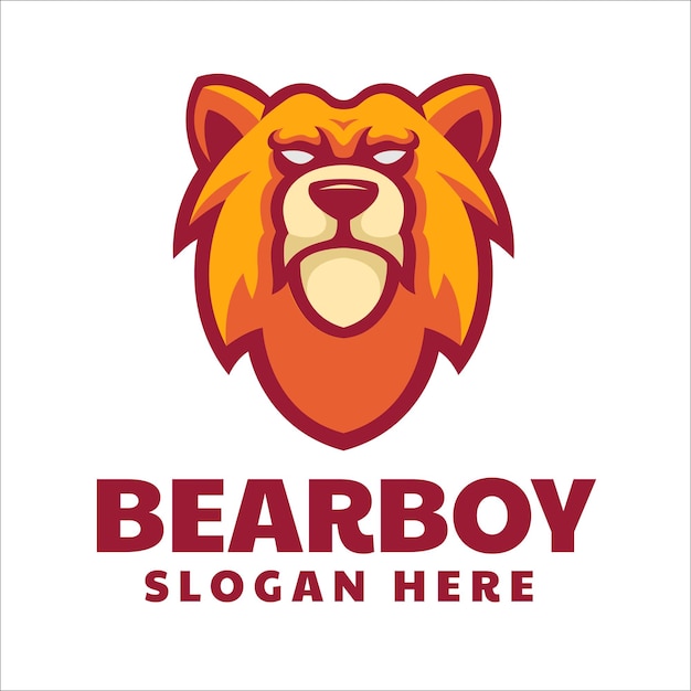 El logotipo de la mascota del oso