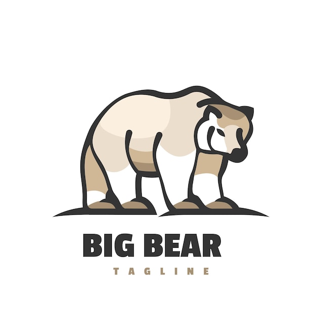 Logotipo de la mascota del oso