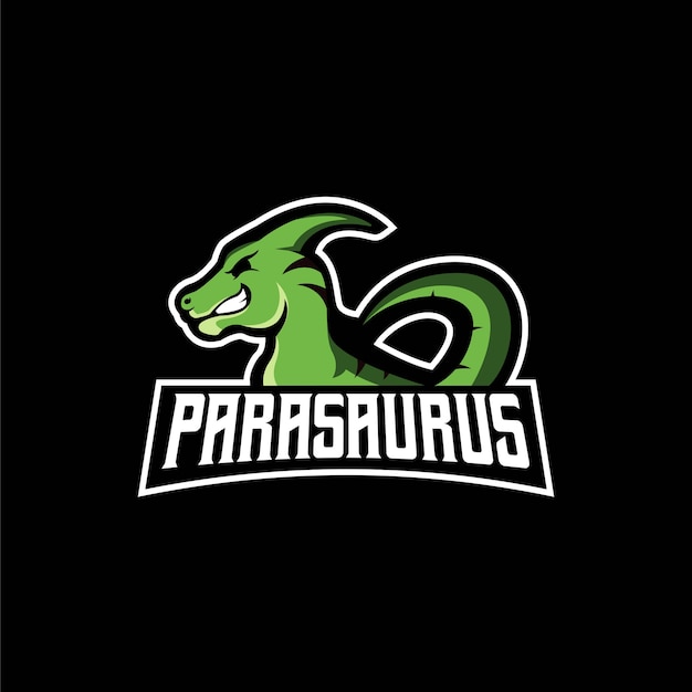 Logotipo de la mascota de parasaurus