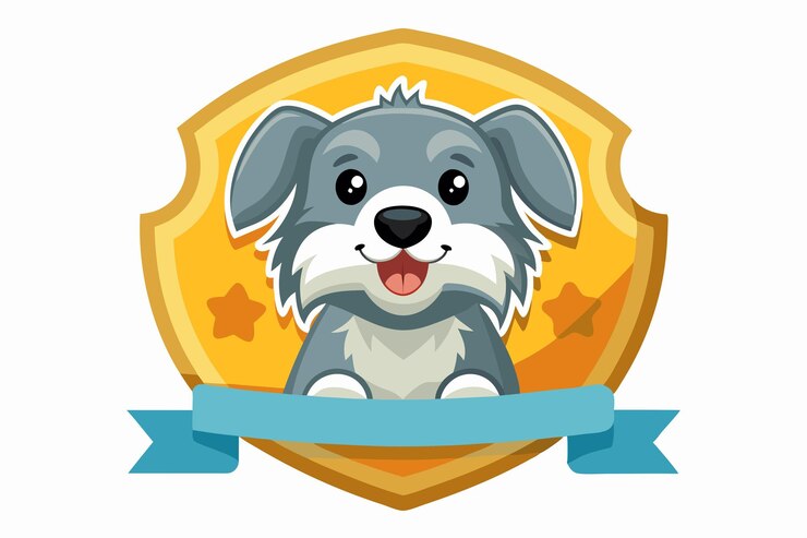 Logotipo de la mascota del perro