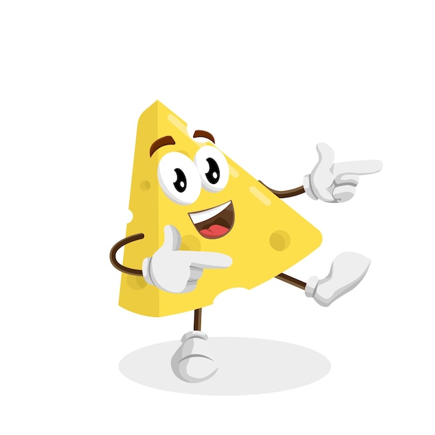 Logotipo de la mascota del queso