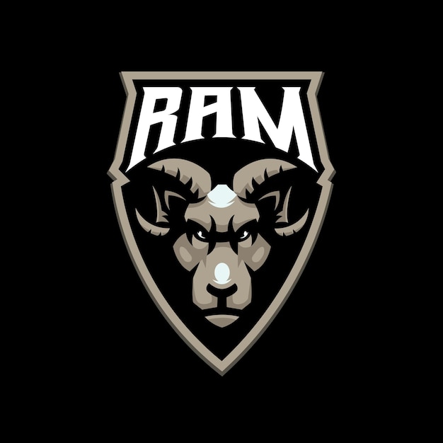 Logotipo de la mascota ram