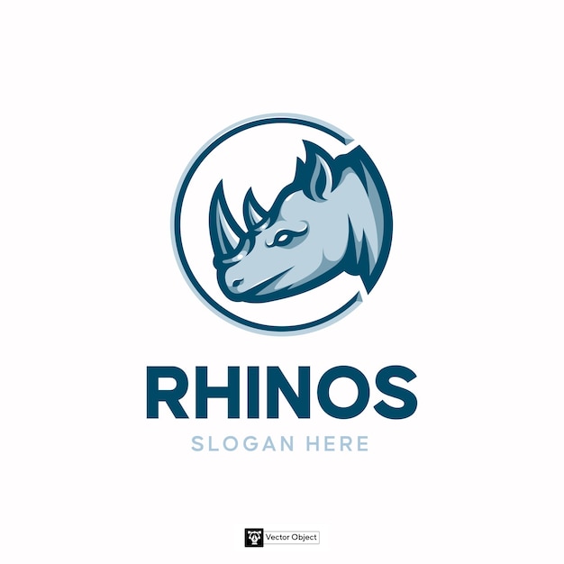 Logotipo de la mascota de Rhino