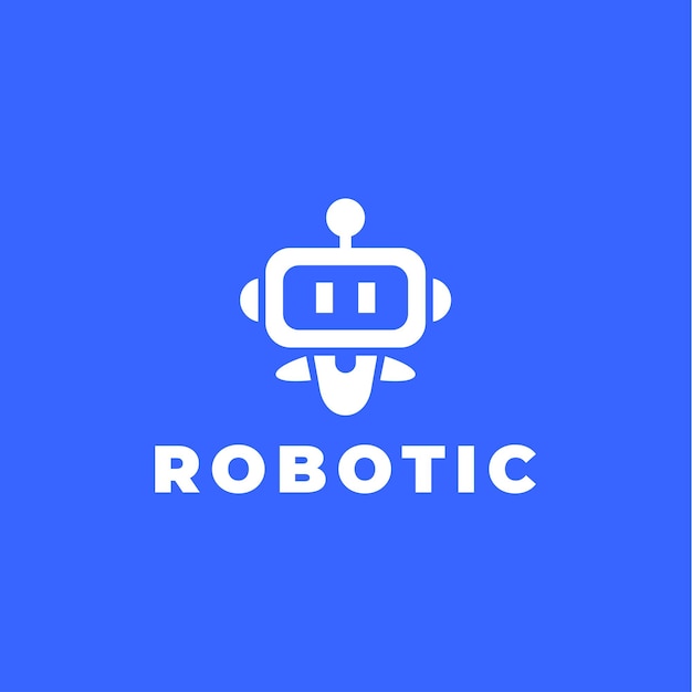 Logotipo de la mascota robótica